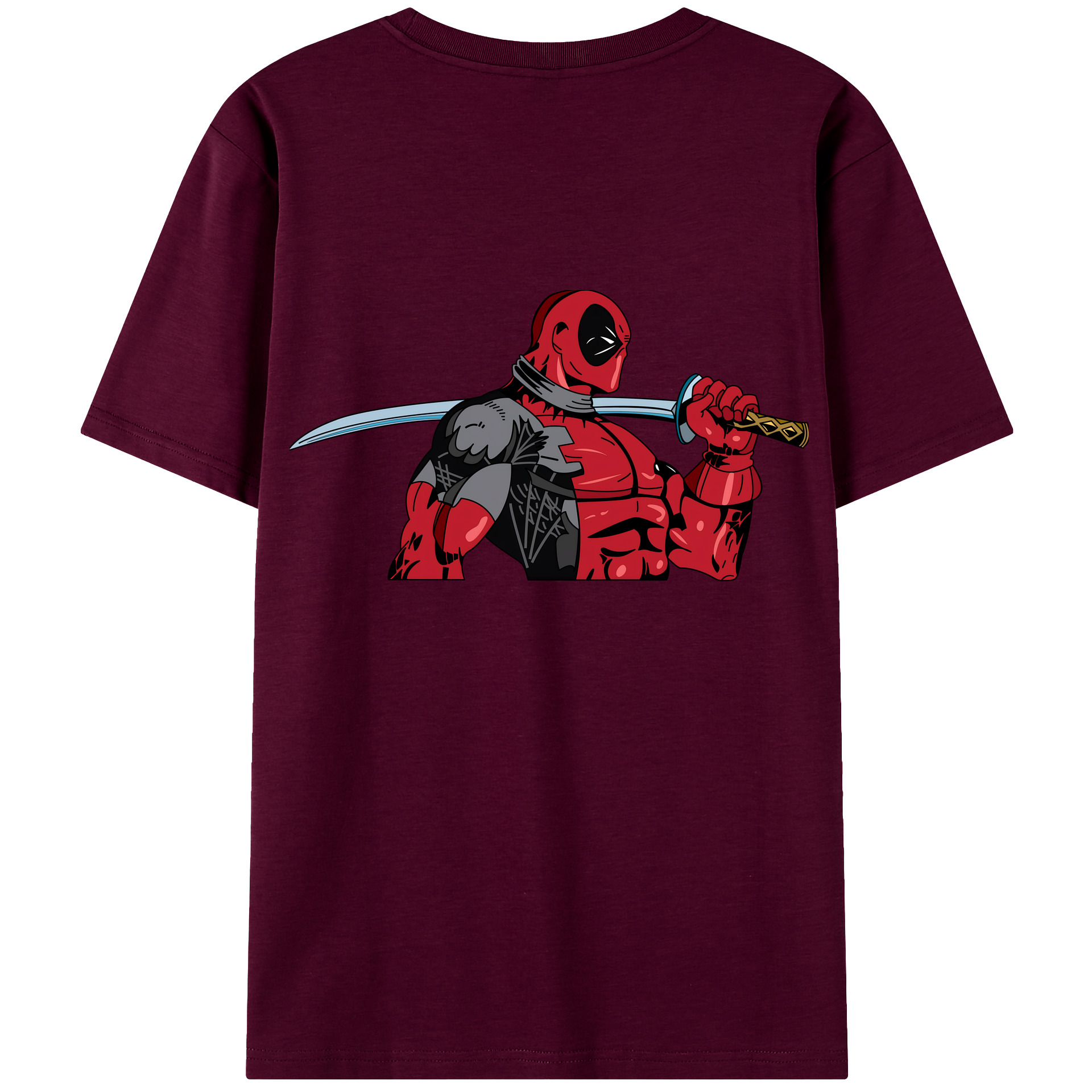 （画像用） Deadpool デッドプール レディース半袖Tシャツ(バックプリント)